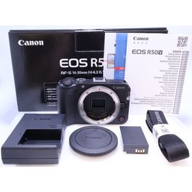 キヤノン(Canon)の【ほぼ新品1,000回以下】Canon EOS R50V ボディ ブラック(ミラーレス一眼)