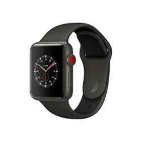 Apple Watch Edition Series 3 GPS+Cellularモデル 38mm MQM42J/A [グレイ/ブラックスポーツバンド]
