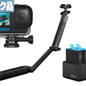 【ジャンク】GoPro HERO10 Black アクションカメラ アクセサリーセット（3-way2.0他付属）