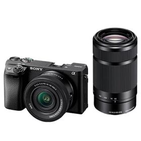 SONY ソニー ILCE-6400X(B)ブラック α6400 ダブルズームレンズキット デジタル一眼カメラ