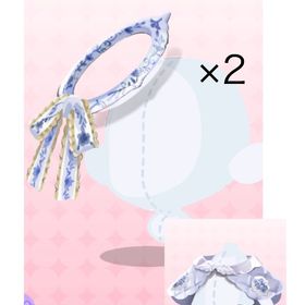 白磁のリボンヘイロー×2/キルティング白磁ケープ×2 | ポケコロツイン(ポケツイ)のアカウントデータ、RMTの販売・買取一覧