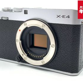 【中古】 【並品】 フジフイルム X-E4 ボディ シルバー 【ミラーレス一眼】 【6ヶ月保証】