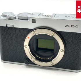 【中古】 【並品】 フジフイルム X-E4 ボディ シルバー 【ミラーレス一眼】 【6ヶ月保証】