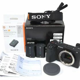 ★ショット枚数12,007回！極美品！バッテリー2個(NP-FZ100)、元箱付！SONY ソニー α6700 ILCE-6700 デジタル一眼 カメラ ボディ★