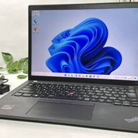 【バッテリー良好♪】美品/Lenovo ThinkPad X13 Gen2[Ryzen 5 PRO 5650U 2.3GHz/RAM:8GB/SSD:256GB/13.3インチ]Windows11 Office 動作品
