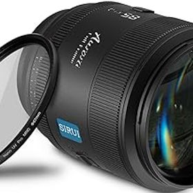 【中古】SIRUI AURORA 85mm F1.4 【フィルター付属】フルフレーム オートフォーカスレンズ、EマウントカメラFX3、FX6、A7シリーズ、A7Rシリーズ、A7Sシリ