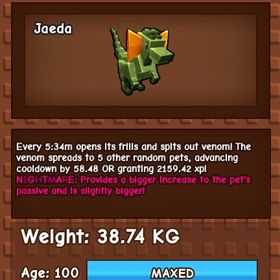 庭を成長させる ナイトメア変異 ディロフォサウルス | ロブロックス(ROBLOX)のアカウントデータ、RMTの販売・買取一覧