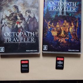 オクトパストラベラーⅠ& II パッケージ版２本美品スクエニSwitch版