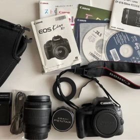 【お値下げ交渉可】Canon EOS Kiss X7一眼レフカメラ＋レンズ2本他