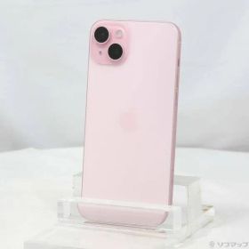 〔中古品〕 iPhone15 Plus 256GB ピンク MU0H3J／A SIMフリー【262】