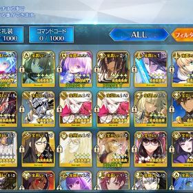 古参垢 宝具5 星4&星5多数 48体 黒聖杯3 | FGOのアカウントデータ、RMTの販売・買取一覧