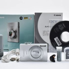 【極美品】Canon IXY 3 PC1736 シルバー デジタルカメラ 本体 動作確認済み！すぐに使える！初心者にもおすすめのコンパクトデジカメ！