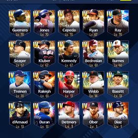 最強レジェンド ゲレーロ、タッパージョーンズ、セペダ、ライアン、ハーパー | メジャスピ(MLBプロスピリット)のアカウントデータ、RMTの販売・買取一覧