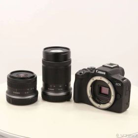 〔中古品〕 EOS R50 ダブルズームキット ブラック【258】