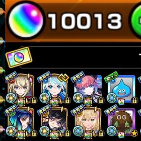 🌸オーブ10000個↑ 紋章力14000↑ 星6ガチャ限1100↑ アイテム多数 id9桁🌸 | モンストのアカウントデータ、RMTの販売・買取一覧