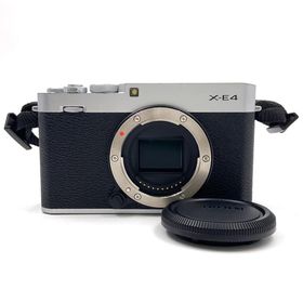 フジフイルム(富士フイルム)の【全額返金保証】【最速発送】FUJIFILM デジタル一眼 FUJIFILM X-E4 ボディ シルバー 美品 動作確認済(ミラーレス一眼)