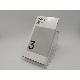 【未使用】Oppo ymobile 【SIMフリー】 OPPO A3 5G 4GB 128GB ブラック【広島本通】保証期間３ヶ月