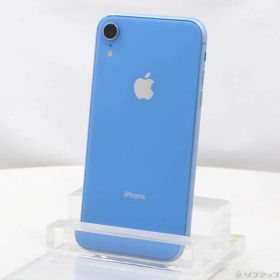 【中古】Apple(アップル) iPhoneXR 64GB ブルー MT0E2J／A SIMフリー 【262-ud】