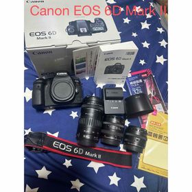 Canon EOS 6D Mark II 標準&望遠&単焦点トリプルレンズセット(デジタル一眼)