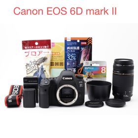 キヤノン(Canon)の保証付/一眼レフカメラCanon EOS 6D Mark II 望遠レンズセット(デジタル一眼)