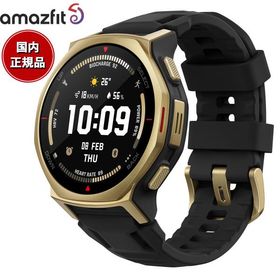 （ノベルティー付き）アマズフィット スマートウォッチ T-Rex3 Pro 44mm ブラックゴールド SP170079-C238