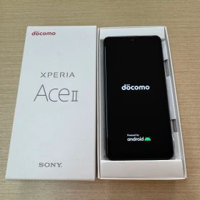 超美品SONY Xperia Ace II SO-41B ブラック