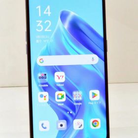 白ロム Y!mobile SIMフリー OPPO Reno5 A (eSIM非対応版) 128GB Android12 アイスブルー A101OP 初期化済 【m026880】【中古】【K20250606】