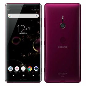 【中古】【安心保証】 Xperia XZ3 SO-01L[64GB] docomo ボルドーレッド