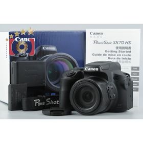 【中古】Canon キヤノン PowerShot SX70 HS ブラック コンパクトデジタルカメラ 元箱付き