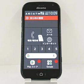 らくらくスマートフォン me F-01L ドコモ ブラック 送料無料 本体 c13955 【中古】