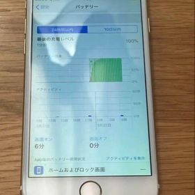 #125 iPhone6 16GB Apple バッテリー83% 初期化