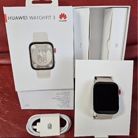 ファーウェイ(HUAWEI)のHUAWEI WATCH FIT 3 ホワイト ファーウェイ スマートウォッチ(その他)