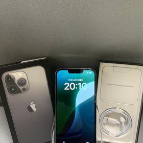 美品 アップルストア版 SIMフリー iPhone13 Pro 128GB グラファイト色