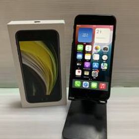 バッテリー100% Apple iPhone SE 2世代 64GB auブラック １台 9-2-A