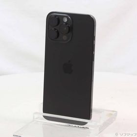 〔中古〕Apple(アップル) iPhone16 Pro Max 256GB ブラックチタニウム 3N528J／A SIMフリー〔262-ud〕
