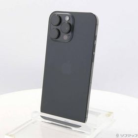 〔中古〕Apple(アップル) iPhone16 Pro Max 256GB ブラックチタニウム 3N528J／A SIMフリー〔352-ud〕