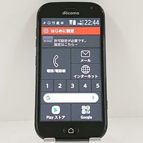 らくらくスマートフォン me F-01L ドコモ ブラック 送料無料 即決 本体 c12745