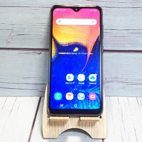 au Galaxy A20 SCV46 Black 本体 白ロム SIMロック解除済み SIMフリー C203317