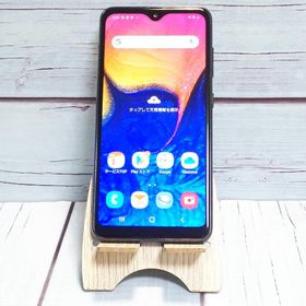 au Galaxy A20 SCV46 Black 本体 白ロム SIMロック解除済み SIMフリー 176256