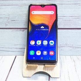 au Galaxy A20 SCV46 Black 本体 白ロム SIMロック解除済み SIMフリー B167107