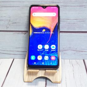 au Galaxy A20 SCV46 Black 本体 白ロム SIMロック解除済み SIMフリー B474991