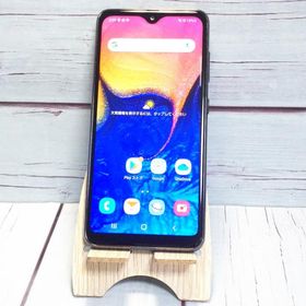 au Galaxy A20 SCV46 Black 本体 白ロム SIMロック解除済み SIMフリー B464422