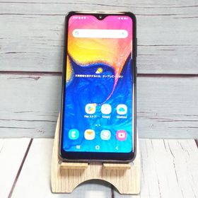 au Galaxy A20 SCV46 Black 本体 白ロム SIMロック解除済み SIMフリー B424896