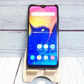 au Galaxy A20 SCV46 Black 本体 白ロム SIMロック解除済み SIMフリー B713688