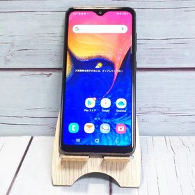 au Galaxy A20 SCV46 Black 本体 白ロム SIMロック解除済み SIMフリー B159816