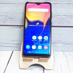 au Galaxy A20 SCV46 Black 本体 白ロム SIMロック解除済み SIMフリー B717937