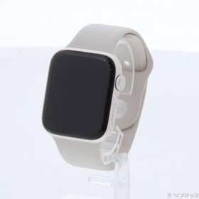 〔中古〕Apple(アップル) Apple Watch SE 第2世代 GPS 44mm スターライトアルミニウムケース スターライトスポーツバンド〔251-ud〕