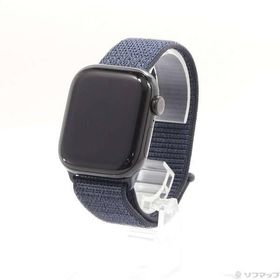 〔中古〕Apple(アップル) Apple Watch Series 10 GPS 42mm ジェットブラックアルミニウムケース インクスポーツループ〔377-ud〕