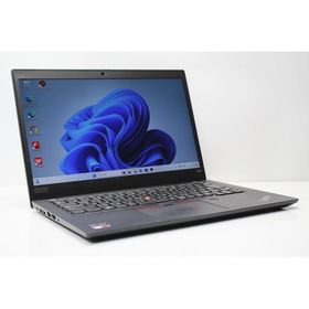 ノートパソコン 中古 Windows11 Lenovo ThinkPad X395 Ryzen 5 PRO 3500U メモリ8GB SSD256GB WPS offce搭載 カメラ 13.3インチ