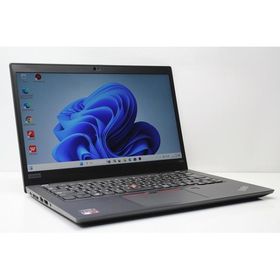 ノートパソコン 中古 Windows11 Lenovo ThinkPad X395 Ryzen 5 PRO 3500U メモリ8GB SSD256GB WPS offce搭載 カメラ 13.3インチ